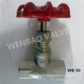 DIN 1/2" CF8 Globe Valve 200lb with Handwheel